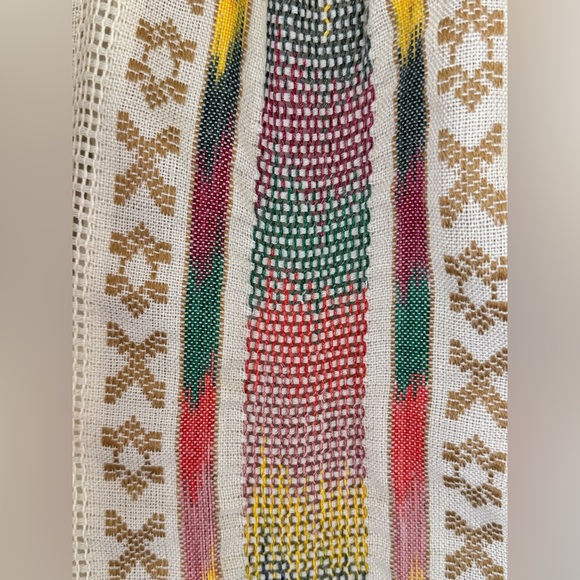 Scoop Neck Boho Aztec Print Dress - Picture 4 of 5